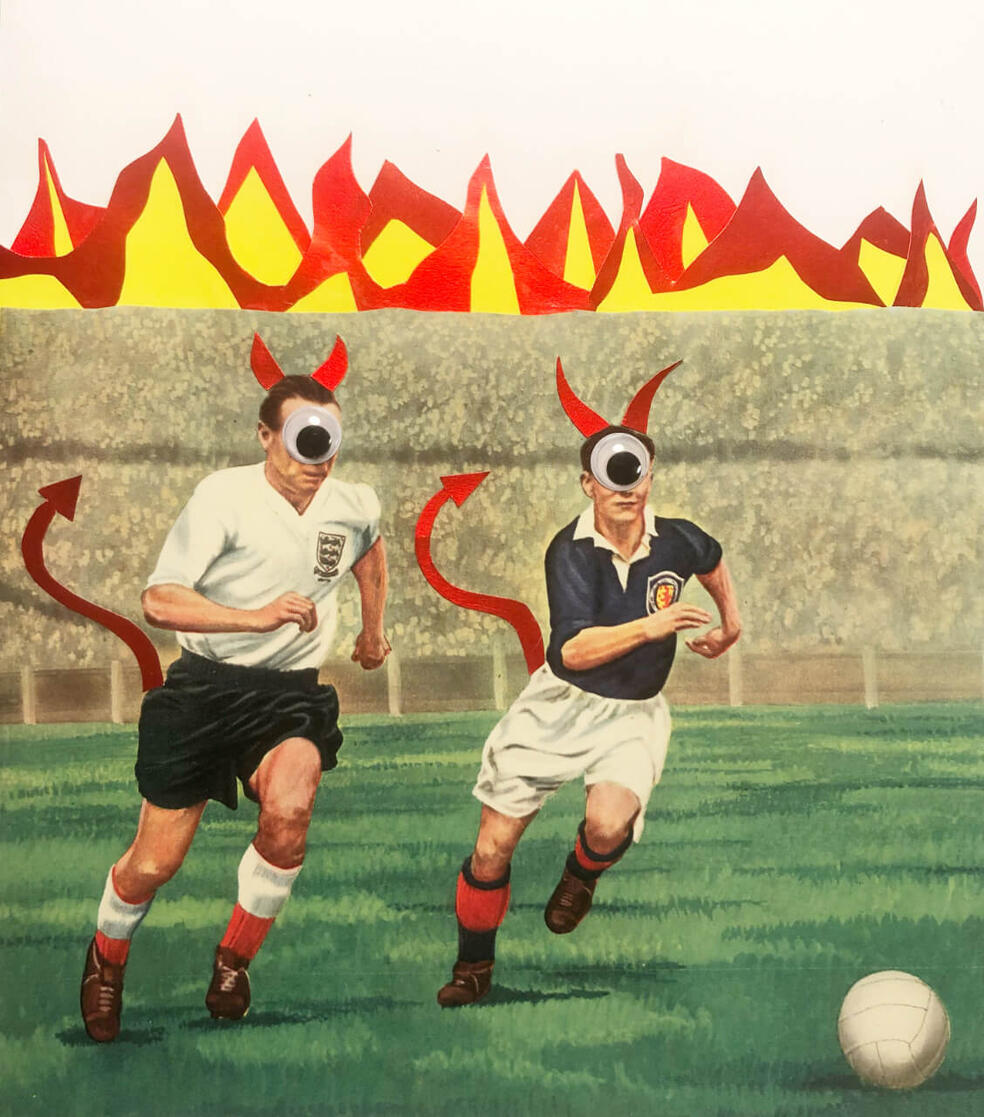 Hell Soccer Collage